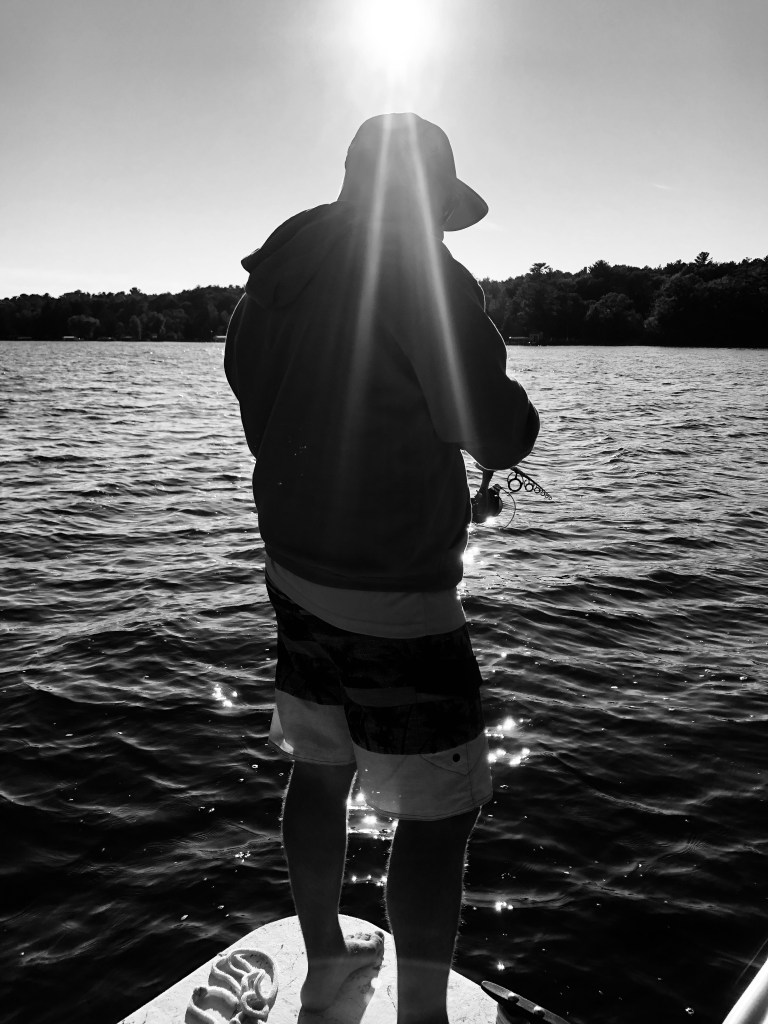 Fishing in Burt Lake